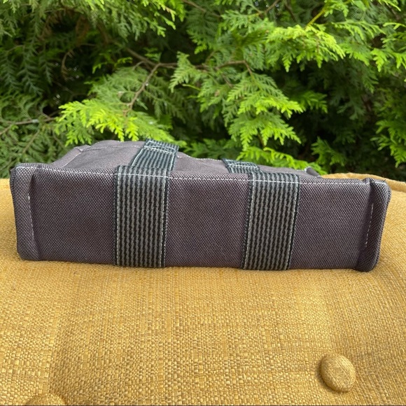 Hermes Small Canvas Gray Tote Bag - Picture 10 of 15